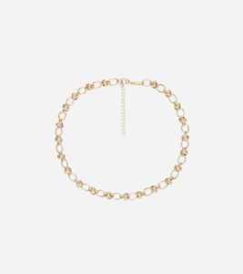 chunky gold chain necklace spring summer trend 2025