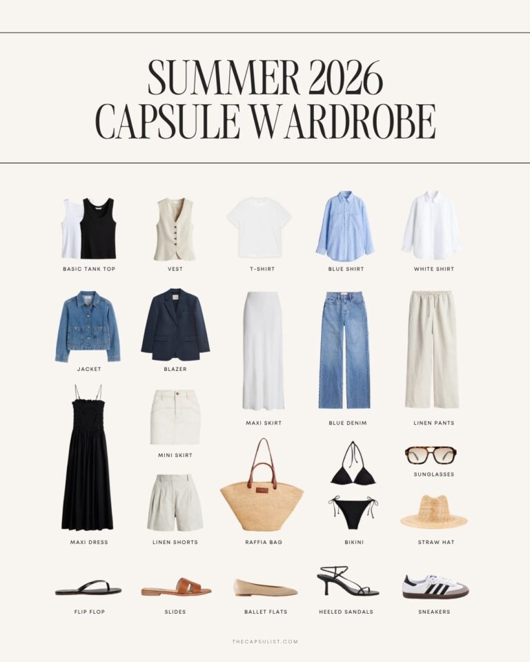 Summer Capsule Wardrobe 2026: The Only 24 Pieces Worth Buying