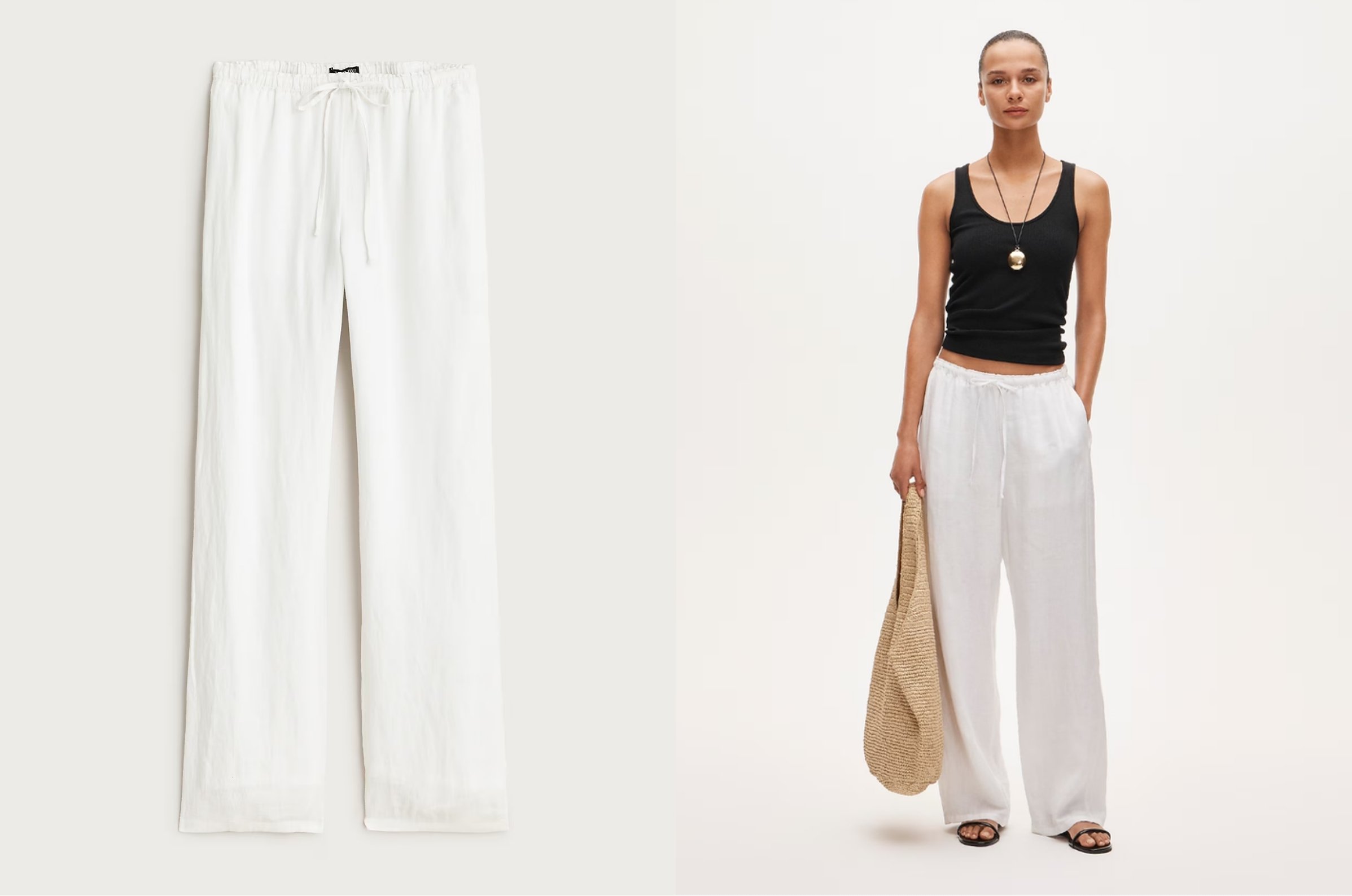 best linen pants for a capsule wardrobe
