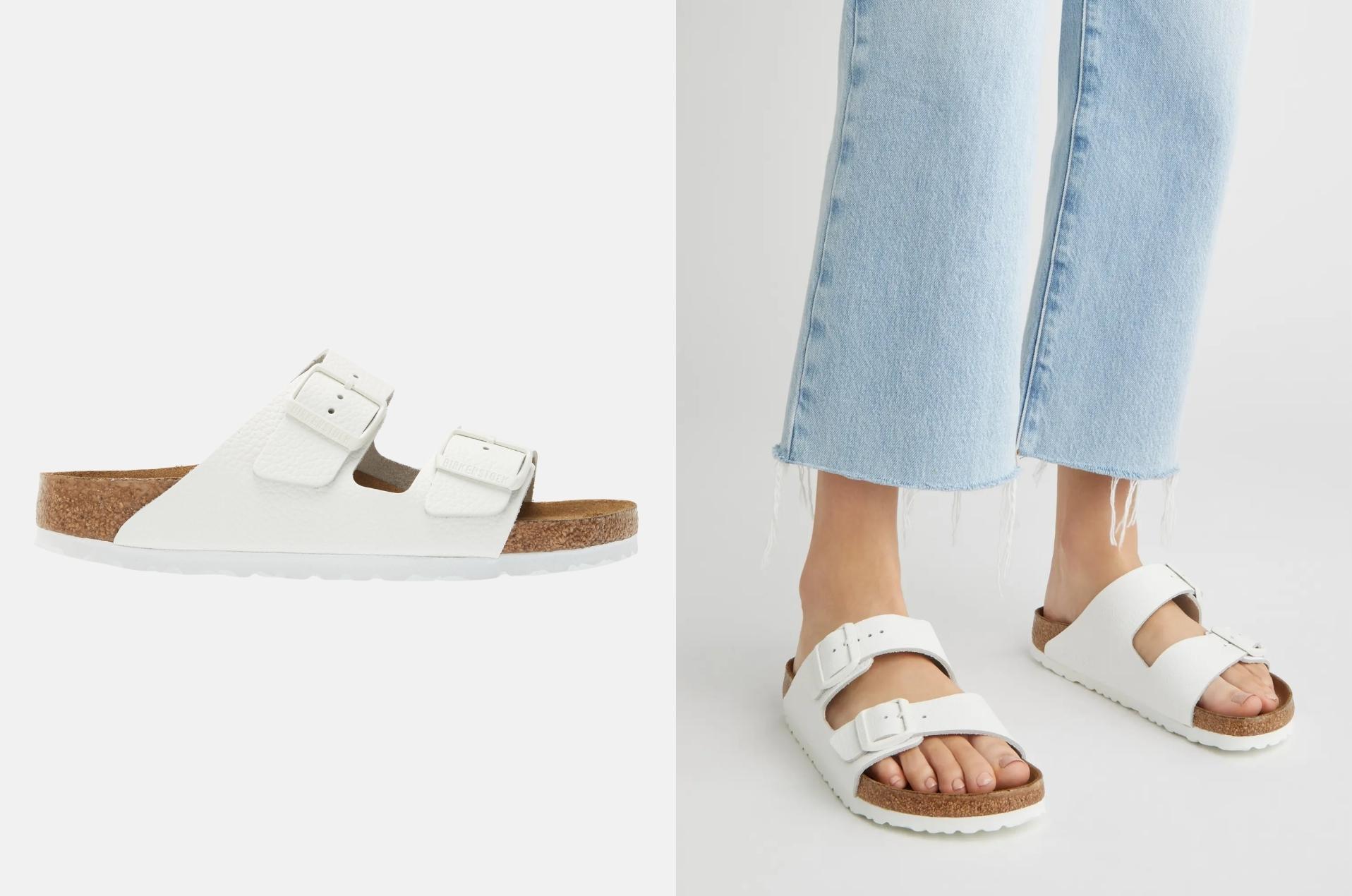 best white sandals