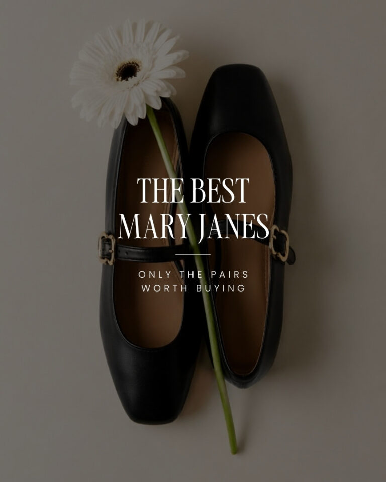 Black Sam Edelman Michaela Mary Jane shoes with white flower