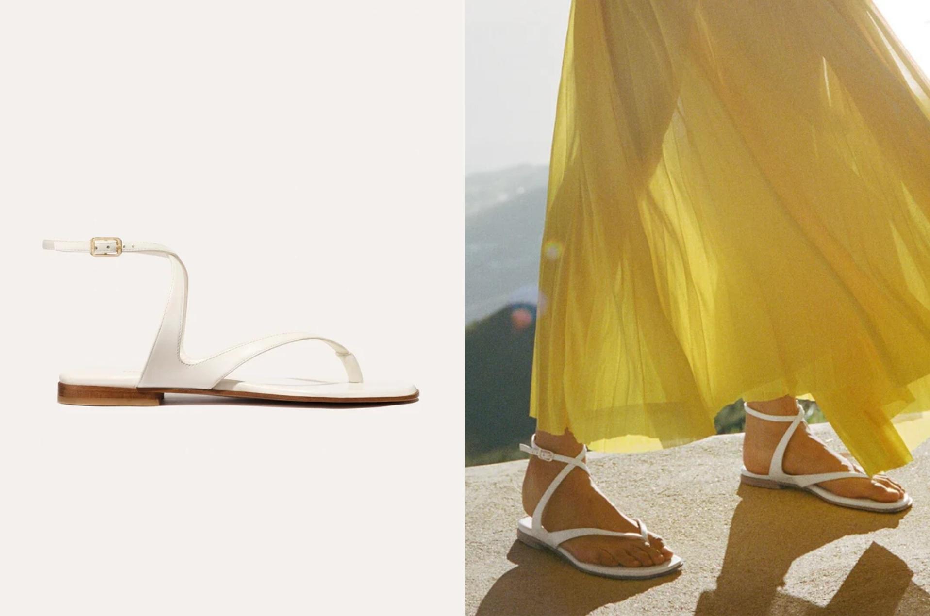 best white sandals