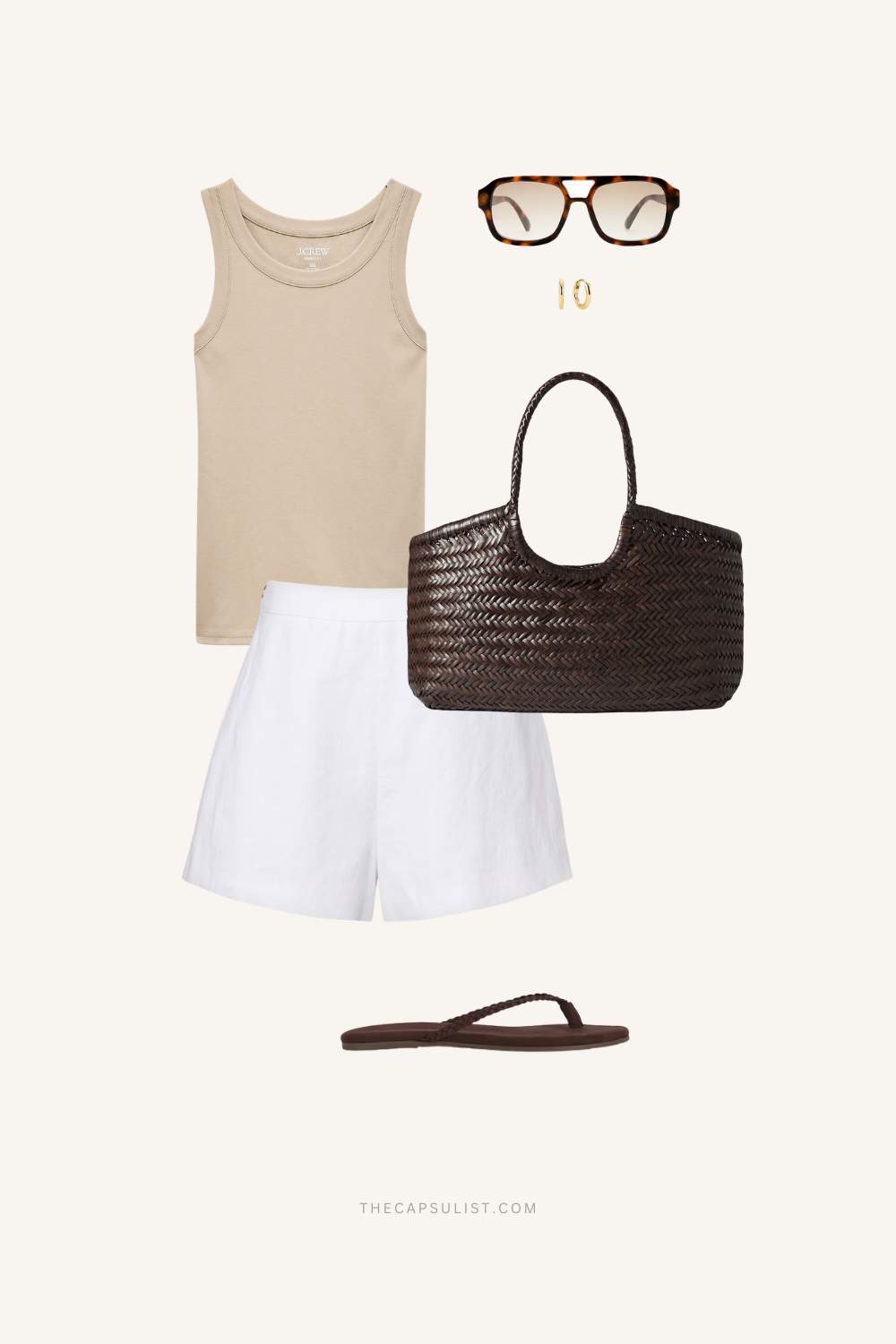 what to wear with linen shorts